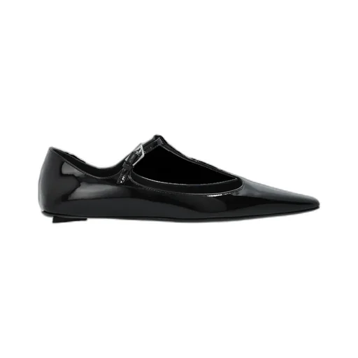 Buckled Ballerina Flats