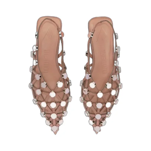 Grid Mud Ballerina Shoes