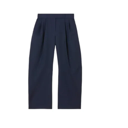 Logo Plaque Wide-Leg Trousers
