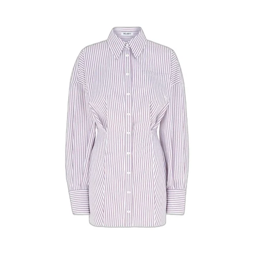 Striped Mini Shirt Dress
