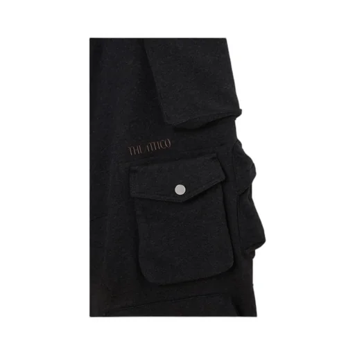 Drawstring Long Faded Track Pants