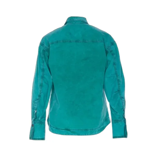 Logo Embroidered Asymmetric Shirt