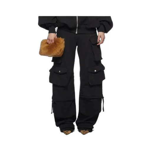 Drawstring Long Faded Track Pants