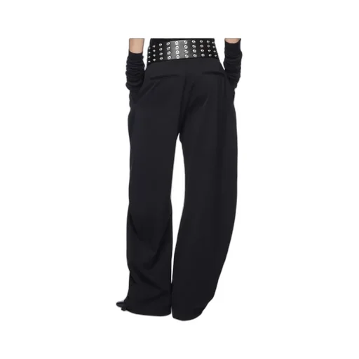 Creased Casual Pants