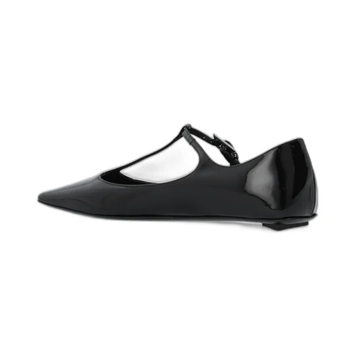 Buckled Ballerina Flats