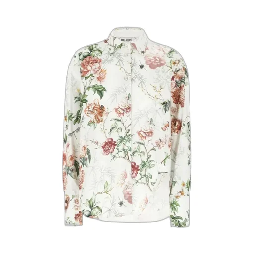 Floral-Printed Long Sleeved Shirt