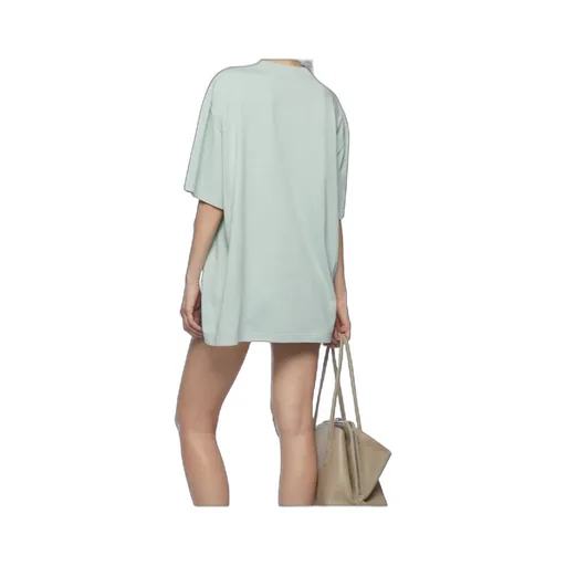 Logo Embroidered Oversized Jersey T-Shirt