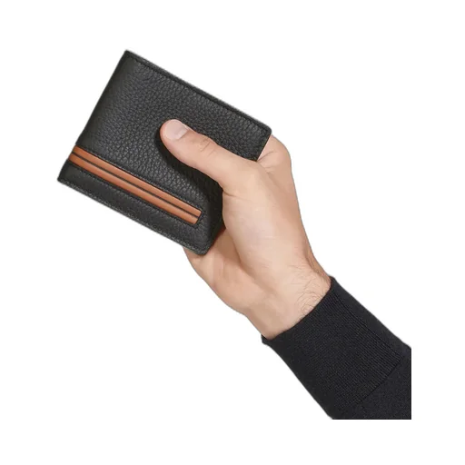 Embossed Bi-Fold Wallet