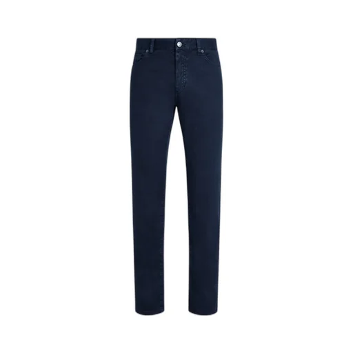Logo Patch Straight-Leg Jeans