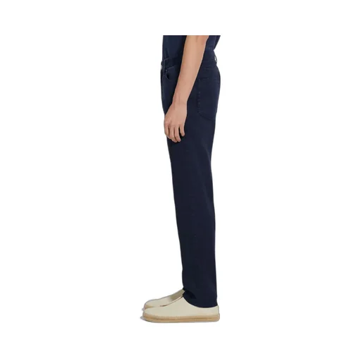Logo Patch Straight-Leg Jeans
