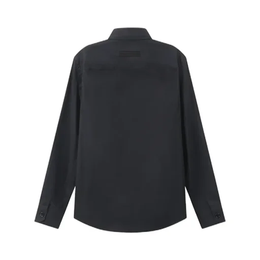Long-Sleeved Poplin Shirt