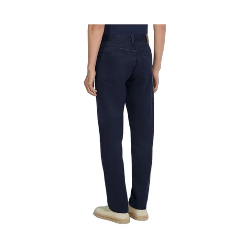 Logo Patch Straight-Leg Jeans