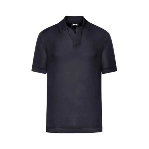 Short Sleeved V-Neck Polo Shirt