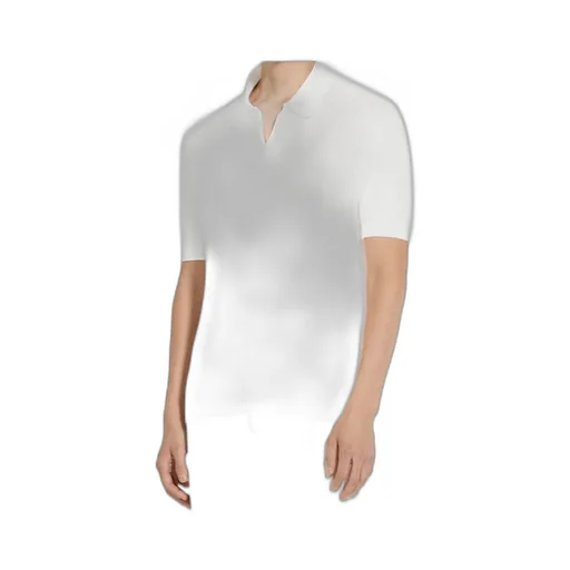 Short-Sleeved Knitted Polo Shirt