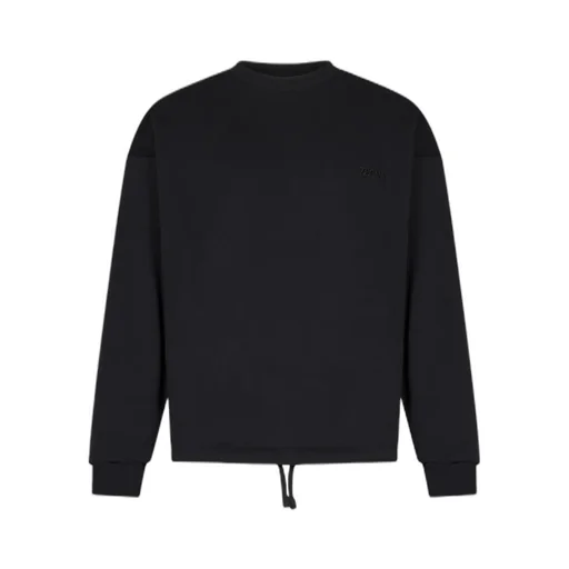 Drawstring Crewneck Sweatshirt