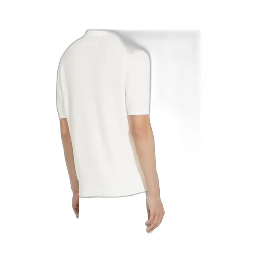 Short-Sleeved Knitted Polo Shirt