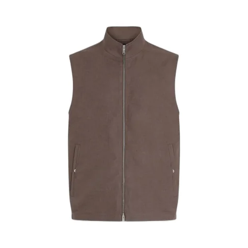 Oasi Lino Zipped Vest