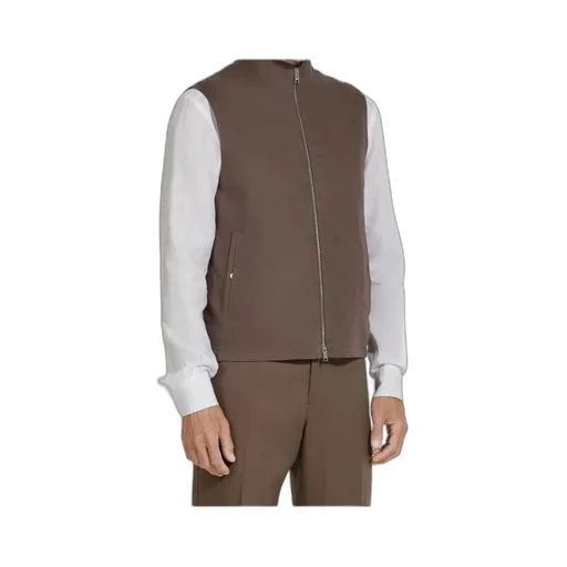 Oasi Lino Zipped Vest