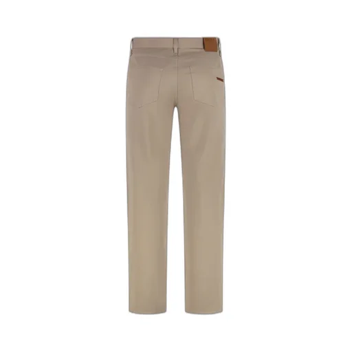 Logo Patch Straight Fit Jeans