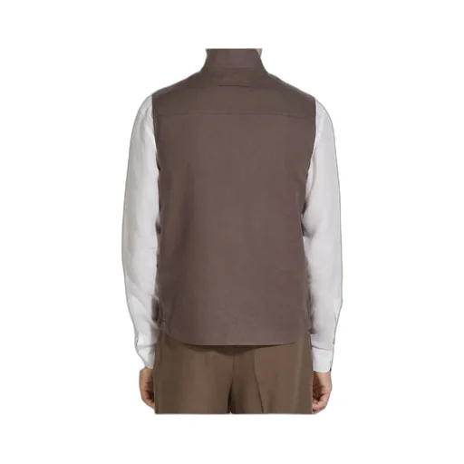 Oasi Lino Zipped Vest