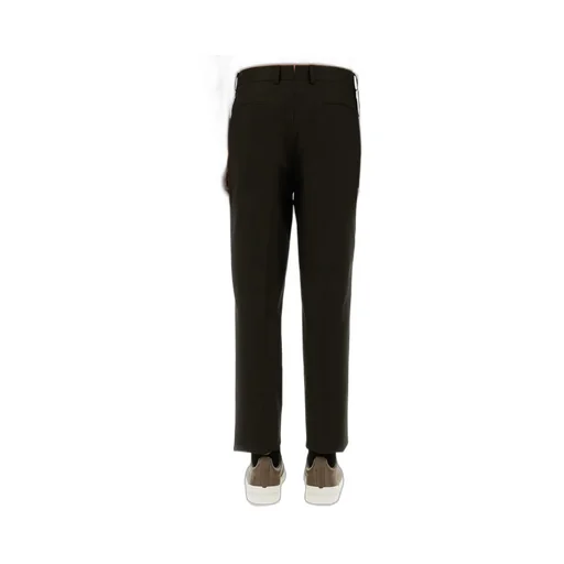 Pleated Cropped Pants