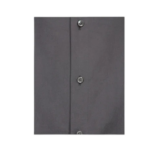 Curved Hem Poplin Shirt
