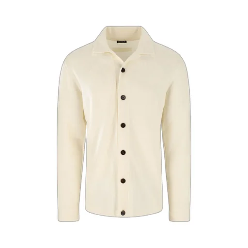 Long-Sleeved Knitted Shirt