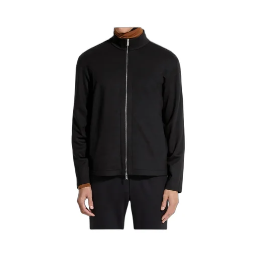 Long Sleeved Zipped Sweatshirt