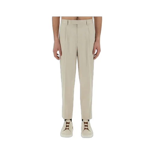 Pressed Crease Cropped Pants