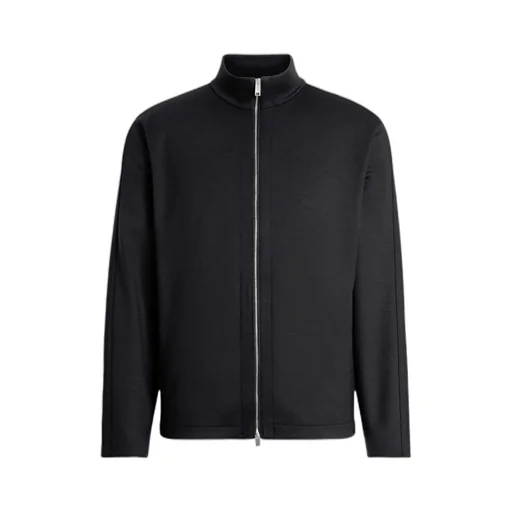 Long Sleeved Zipped Sweatshirt