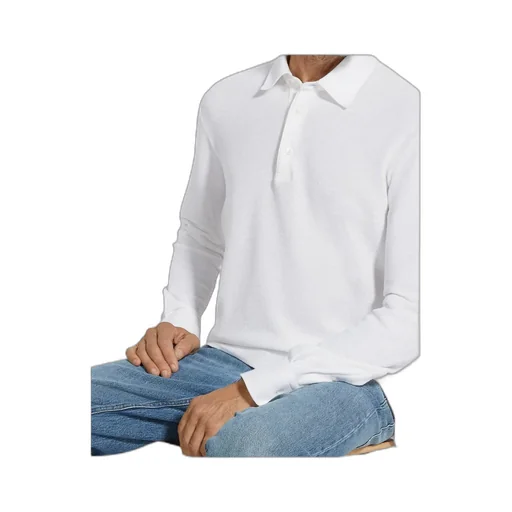 Long-Sleeved Polo Shirt