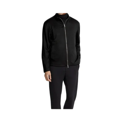 Long Sleeved Zipped Sweatshirt