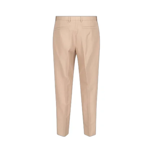 Tapered-Leg Tailored Trousers