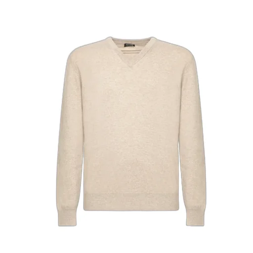 V-Neck Knitted Jumper