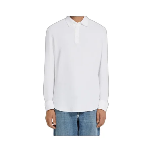 Long-Sleeved Polo Shirt