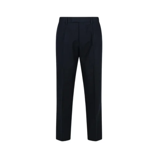 Tapered-Leg Tailored Trousers