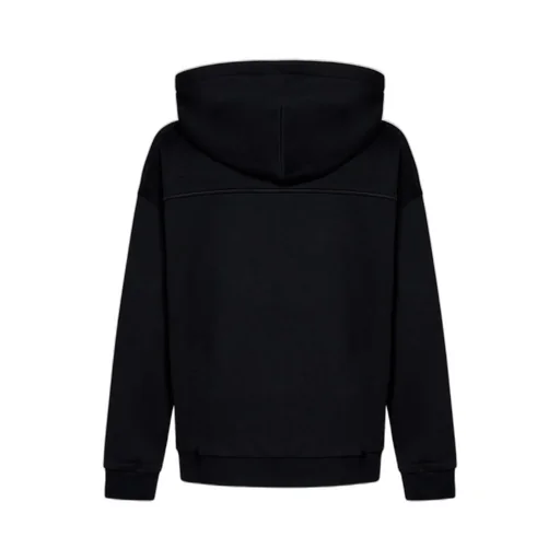 Logo Embroidered Drawstring Hoodie