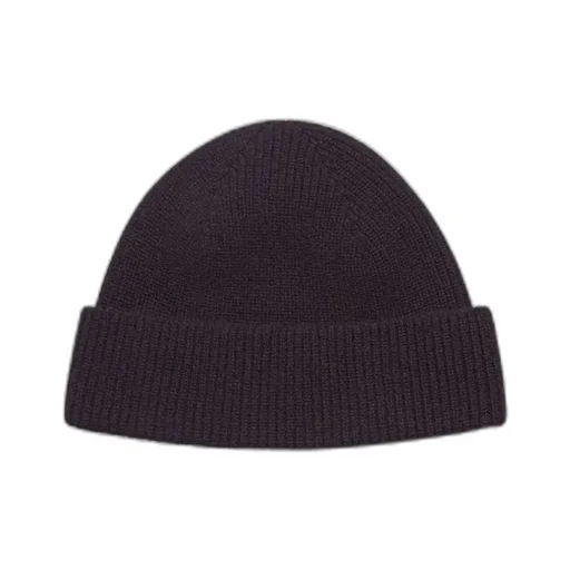 Turn-Up Brim Knitted Beanie