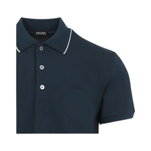 Logo Embroidered Short-Sleeved Polo Shirt