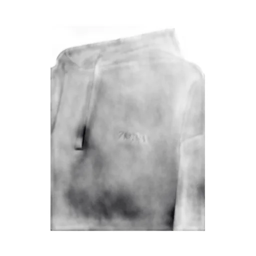 Logo Embroidered Drawstring Hoodie