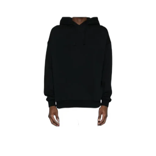 Logo Embroidered Drawstring Hoodie