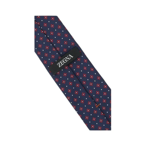 Patterned-Jacquard Silk Tie