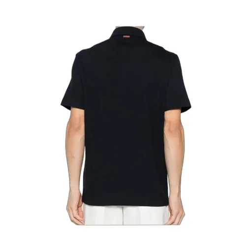 Short-Sleeves Pocket Detailed Polo Shirt