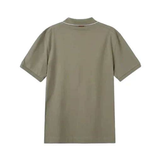 Pull-Down Short-Sleeved Polo Shirt