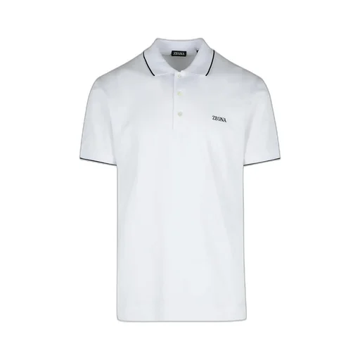 Logo Embroidered Short-Sleeved Polo Shirt