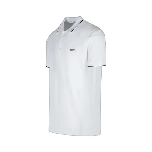Logo Embroidered Short-Sleeved Polo Shirt