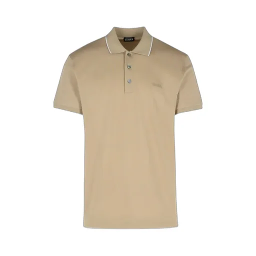 Logo Embroidered Short-Sleeved Polo Shirt
