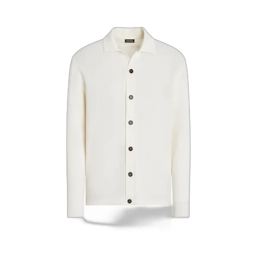 Long-Sleeved Knit Shirt