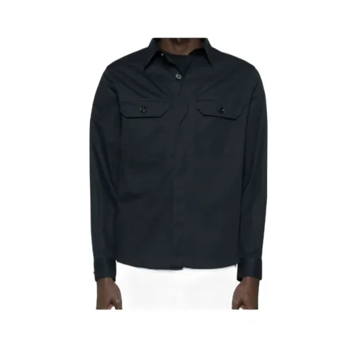 Long-Sleeved Poplin Shirt