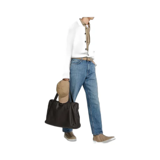 Long-Sleeved Knit Shirt